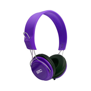 Auriculres Gtc Estereo Hsg-182 Con Microfono Violeta